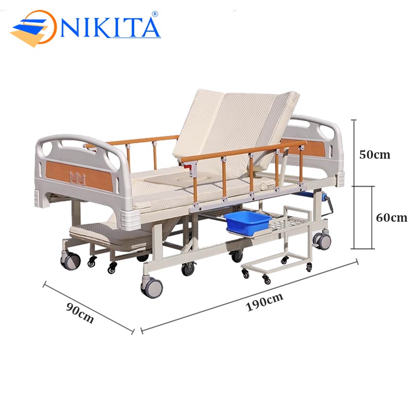 Giường bệnh nhân tách thành xe lăn NIKITA DCN09