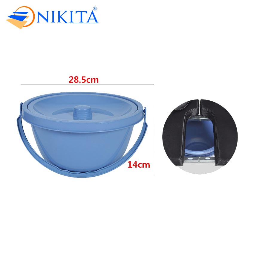 Xe lăn có bô vệ sinh NIKITA N213-3+D